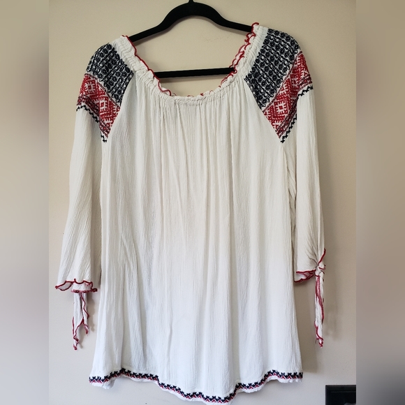 Wrangler ladies L-XL Boho top - Picture 2 of 5